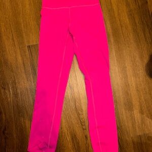 lululemon Bright Pink Leggings